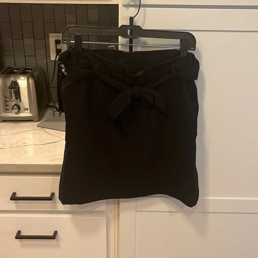 EXPRESS paper bag mini skirt